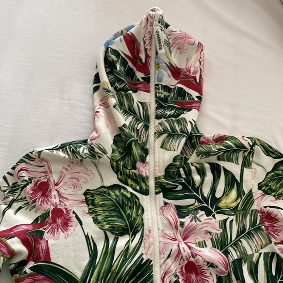 Norwegian Original ONEPIECE Tropicana JUMPSUIT Onesie Off-White Floral Unisex XS - Picture 10 of 13
